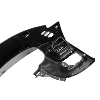 Pour Ford F150 Expedition 1997-03, panneau de tableau de bord et cadre radio central noir