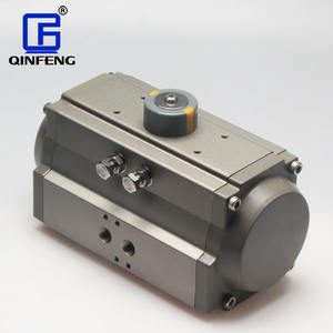 Actionneur rotatif pneumatique à Double <span class=keywords><strong>Action</strong></span> en <span class=keywords><strong>aluminium</strong></span>, livraison gratuite, 100D, pour Valve à bille/papillon - Product Image 3