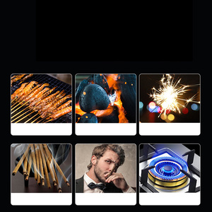 Bật Lửa Bơm Hơi Mới Bật Lửa Đỏ Chống Gió Siêu Mỏng Đèn Pin <span class=keywords><strong>Mini</strong></span> Tùy Chỉnh Cao Cấp Cho Xì Gà - Product Image 4