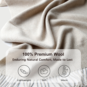 Usine personnalisée confortable 100% couvertures en <span class=keywords><strong>cachemire</strong></span> tricot personnalisé alpaga laine mérinos <span class=keywords><strong>cachemire</strong></span> mélangé frange jeter couverture - Product Image 4