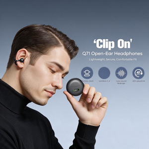Écouteurs sans fil à crochet d'oreille pour le travail, les trajets et l'entraînement, avec chargement USB-C, longue autonomie, affichage du <span class=keywords><strong>niveau</strong></span> <span class=keywords><strong>de</strong></span> batterie et étui <span class=keywords><strong>de</strong></span> chargement - Product Image 5