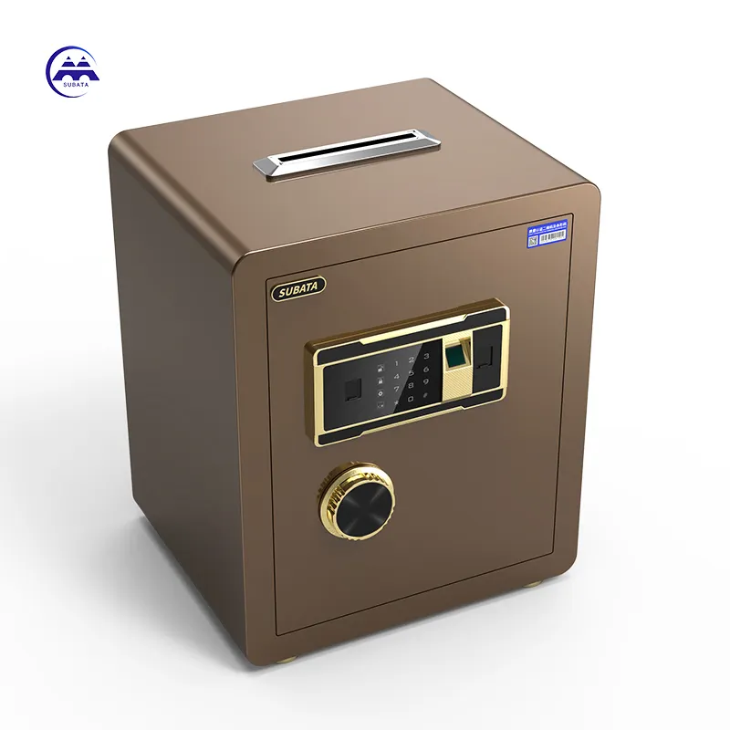 Multifunctional Hotel Room Fireproof Coin-operated Fingerprint Type Safe Box for Documents