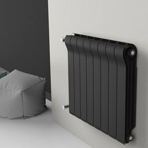 Radiador de aluminio bimetálico de aleta de alta temperatura de aluminio fundido a presión <span class=keywords><strong>antracita</strong></span>, radiador de agua caliente para sistema de calefacción central - Product Image 6