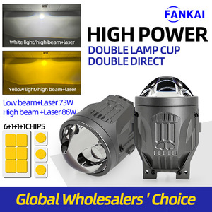 FANKAI Faro Antiniebla LED de 3 Pulgadas X7, 55W, 6000LM, 3000K, 12V, Universal, para Mejora y Reequipamiento - Product Image 5