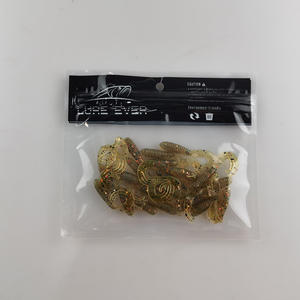 Leurre souple de pêche à queue fendue MINI Grub de 4cm et 0.7g, 20 pièces/sac - Product Image 6