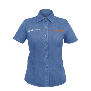 Camicetta in Denim a maniche corte CAM-MEZ-DCXXL Truper taglia XXG - Product Image 2