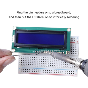 Module d'affichage LCD 1602 16x2, rétroéclairage bleu, DC3.3V HD44780, écran à caractères pour Arduino MEGA Nano Raspberry Pi - Product Image 2