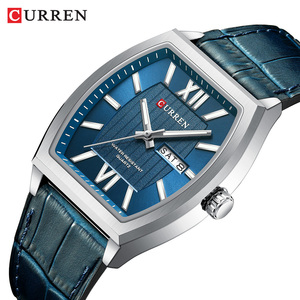 CURREN Nuovo 8478 Orologio al Quarzo da <span class=keywords><strong>Uomo</strong></span> Elegante con Calendario Luminoso Impermeabile <span class=keywords><strong>Cinturino</strong></span> in <span class=keywords><strong>Pelle</strong></span> <span class=keywords><strong>Orologi</strong></span> Retrò alla Moda per <span class=keywords><strong>Uomo</strong></span> Reloj Hombre - Product Image 4