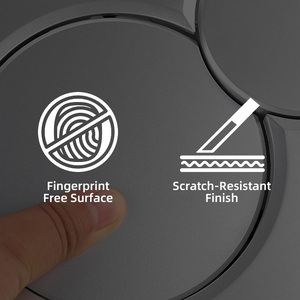 Citerne encastrée en acier inoxydable avec panneau de commande à <span class=keywords><strong>bouton</strong></span>-<span class=keywords><strong>poussoir</strong></span>, finition or brossé, pour système de chasse double <span class=keywords><strong>Geberit</strong></span> Sigma - Product Image 3
