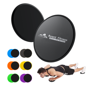 Gliding Discs Core Sliders - 4 Pack Dual-Sided Exercise Sliders For Carpet & Hard Floors, Home Workout, Travel