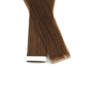 K.SWIGS Cabello Virgen Chino de Calidad Profesional, 12-28 Pulgadas, con Cinta Adhesiva de PU Sin Costuras, Doble Trama, Suave, Grueso, Liso y de Aspecto Natural - Product Image 6