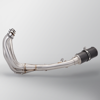 Baru Set sistem knalpot 51mm dengan peredam untuk MT09 FZ09 XSR900 termasuk MT-09 aksesori motor FZ-09