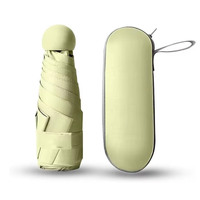 Parapluie pliable sur mesure OEM à 5 plis, tissu imperméable haute densité, pour les déplacements professionnels et les événements d'entreprise