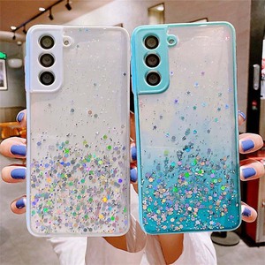 Custodia custodia in <span class=keywords><strong>Silicone</strong></span> trasparente Glitter lusso per Sam S24 S23 A14 A04 A53 A73 A23 A13 A52s S23 S22 Ultra S21 Plus S23 <span class=keywords><strong>FE</strong></span> - Product Image 6