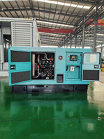 60kVA Geräuscharmer Dieselgenerator 3-Phasen Schalldichter Generator 50 kW für Kleinunternehmen Notstromgenerator mit ATS