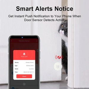 Sensor de Vibración Zigbee SIXWGH, Alarma Inteligente de Caída, Sensibilidad Ajustable, Notificación en Tiempo Real, Compatible con Tuya, Alexa y <span class=keywords><strong>Google</strong></span> - Product Image 4
