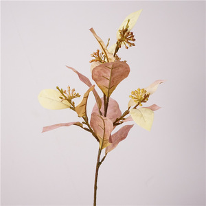 Foglie di Magnolia Artificiali Autunnali e Rami di Eucalipto Paris all'Ingrosso per Decorazione e Paesaggistica - Product Image 3