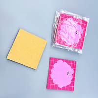 Mini bloc-notes auto-adhésif personnalisé, ensemble de notes autocollantes bon marché, signets pour journal de poche, écriture, style petit bloc