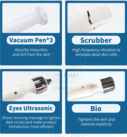 Yanmei 14-en-1 SuperSonic Hydrodermabrasion Professionnel Oxygène Soin Visage et Corps Équipement ABS Acier Inoxydable Garantie 1 An