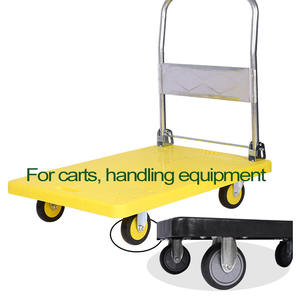 Großhandel Fabriken billig 3 Zoll 4 Zoll 5 Zoll tpr leise Gummi rollen und Räder - Product Image 2