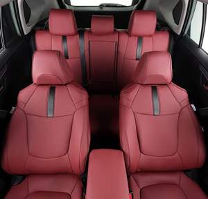 2014-2025 pour <span class=keywords><strong>Toyota</strong></span> pour <span class=keywords><strong>RAV4</strong></span> Napa cuir Sport Design haute qualité résistant à l'usure en Fiber de carbone motif <span class=keywords><strong>housse</strong></span> de siège de voiture - Product Image 5