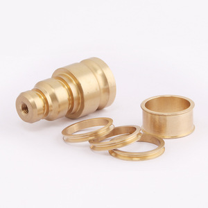 ชิ้นส่วนเครื่องจักรกลทองเหลืองกลึง CNC รุ่น 001 ขัดเงา 0.8 Ra ความคลาดเคลื่อน 0.005 สำหรับอุปกรณ์ฮาร์ดแวร์ที่มีความแม่นยำสูง - Product Image 2