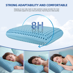 Thiết Kế Lý Tưởng Comfort Memory <span class=keywords><strong>Foam</strong></span> Ice Gel Cooling Side Sleeper Gối - Product Image 6