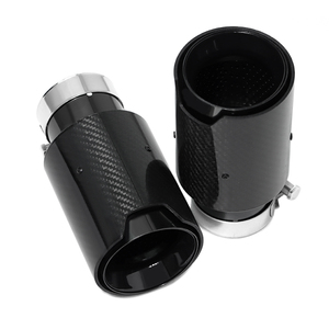Silenciador trasero negro brillante de fibra de carbono M Performance, punta de escape, sistema de escape de tubo de escape para <span class=keywords><strong>BMW</strong></span> Serie M Universal - Product Image 6