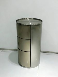 ตู้เก็บอุปกรณ์ร้านตัดผม - ตู้ทำงานทรงกระบอกสำหรับร้านทำผม - ตู้สแตนเลสรุ่นร้านตัดผม - ตู้เก็บของช่างทำผม - Product Image 3