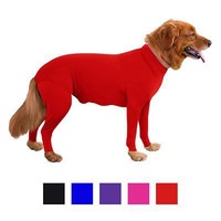 Vêtements élastiques pour animaux de compagnie à quatre pattes, chemise intégrale automne-hiver pour chiens et chats de taille moyenne à grande, vêtements pour animaux de compagnie