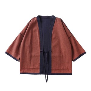 Hanten Kimono pour Hommes, Style Japonais Éco-responsable, Inspiré de la Couture, pour Festival, Tokyo Matsuri, Cosplay, Streetwear, Décontracté, à Superposer - Product Image 1