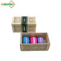 Boîtes à Desserts Personnalisées avec Estampage à Chaud Doré pour Macarons, Biscuits, Baklavas, Mochis, Donuts – Boîtes Coulissantes pour Snacks