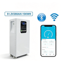 Batterie Solaire 314Ah 16kWh 51.2V pour Autonomie Maximale avec Armoire Intérieure Assortie, Système Solaire+Électrique pour Raccordement Hybride au Réseau