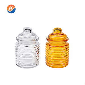 Rõ ràng dung lượng khác nhau lọ lưu trữ thủy tinh với nắp Gốm - Product Image 6