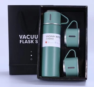 2023 haute qualité promotionnel en acier inoxydable Camping voyage Thermos ensemble affaires 500 <span class=keywords><strong>Ml</strong></span> flacon sous vide coffrets cadeaux - Product Image 2