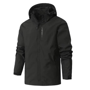 <span class=keywords><strong>Chaqueta</strong></span> de Montañismo con Cremallera <span class=keywords><strong>y</strong></span> Logotipo Personalizado al por Mayor, <span class=keywords><strong>Chaqueta</strong></span> de Invierno de Color Sólido, Cortavientos Impermeable, <span class=keywords><strong>Chaqueta</strong></span> Deportiva <span class=keywords><strong>para</strong></span> Hombre - Product Image 3
