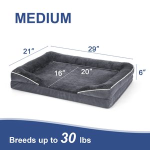 Copertura lavabile rimovibile sostegno ortopedico divano con fondo letto per animali da compagnia divano letto per il sonno confortevole - Product Image 6