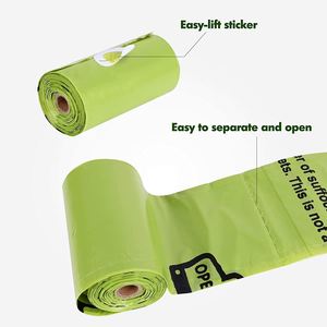 Sacs à déchets biodégradables pour chiens, sacs à crottes pour animaux de compagnie, avec logo personnalisé imprimé, de haute qualité, écologiques, très demandés - Product Image 3