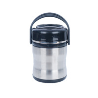 Boîte à lunch isotherme ronde à trois niveaux en acier inoxydable >6L pour adulte, ensemble de trois récipients, approvisionnement et exportation directe usine