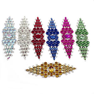 <span class=keywords><strong>Applique</strong></span> in pizzo <span class=keywords><strong>con</strong></span> strass cucito di nuovo Design 2025 per artigianato <span class=keywords><strong>con</strong></span> gambe o bracciali di carnevale - Product Image 6