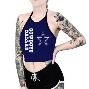 2024 nouveau Design vêtements de Football américain Logo de l'équipe de Football personnalisé décontracté Slim Fit respirant femmes Sport T-shirts - Product Image 6