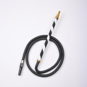 Nueva Manguera de Narguile Árabe con Manos Libres, Tubo de Silicona Flexible en Forma de S, Tubo de Metal para Colgar en el Cuello para Narguiles, Manguera de Aleación para Shisha - Product Image 4