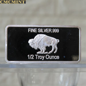 Новейшая монета, 1/2 тройская унция, бизоны, бизоны, памятные монеты - Product Image 3