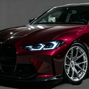 Film de Vinyle Premium Rouge Sang de Dragon Ultra Brillant pour Voiture, Autocollant <span class=keywords><strong>Moto</strong></span> DIY, Film Adhésif <span class=keywords><strong>Auto</strong></span>-Adhésif à Libération d'Air pour Changement de Couleur de Voiture - Product Image 2
