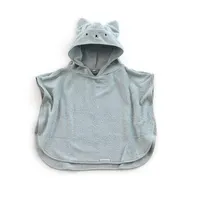 The softest Baby Poncho 0-4 Years Bamboo Cotton for Home, Pool, Beach Baby Hooded Towel OEM with OekoTex certificate