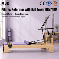Équipement de Pilates commercial en bois OEMODM avec demi-tourneuse pour centre de fitness, studio de boutique et entraînement de réadaptation CESGS