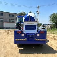 Hormigonera Eléctrica Autocargable sobre Orugas, Camión Mezclador de Cemento Portátil para Obras de Construcción Interiores, Urbanas y Confinadas