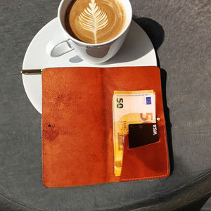 Gepersonaliseerde Lederen Cheque Presentator Café Bar Cheque Houder Rekeninghouder Gast Koeienhuid Gastcontrole Boek Restaurant Serverboek - Product Image 4