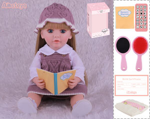 Poupée Reborn FiveStar de 56 cm en Vinyle et Caoutchouc, Jouet de Mode Réaliste pour Enfants, Idéale pour Lire des Histoires - Product Image 6