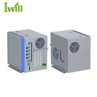 Ordinateur industriel robuste embarqué Intel Core i3/i5/i7 de 12e, 13e et 14e génération avec IA Edge, 1*PCIE X16, 2*PCIE X8 et boîtier d'extension